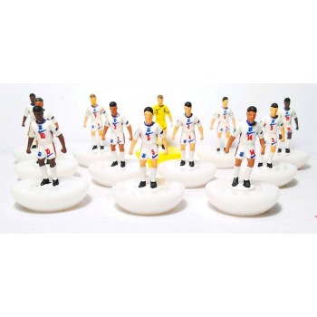 Subbuteo Andrew Table Soccer England EURO 2020 Final Team on Classic Hasbro Bases